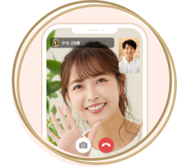 ビデオ通話の画面イメージ